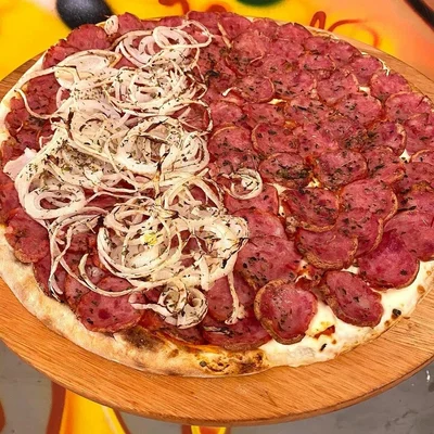 Recipe of Pepperoni pizza on the DeliRec recipe website