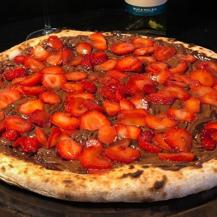 Photo of the strawberry pizza – recipe of strawberry pizza on DeliRec