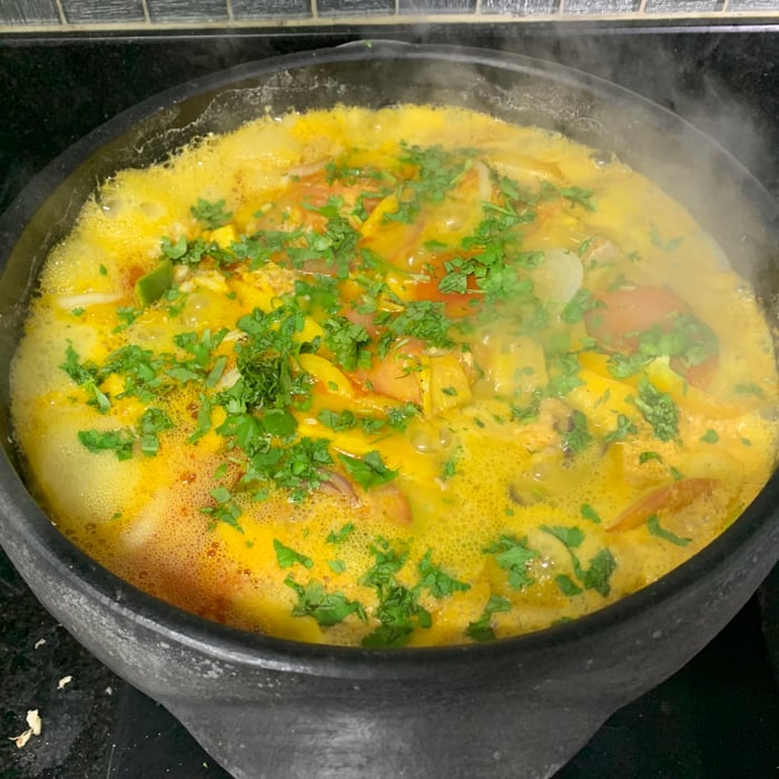 Photo of the Dogfish moqueca with plantain – recipe of Dogfish moqueca with plantain on DeliRec