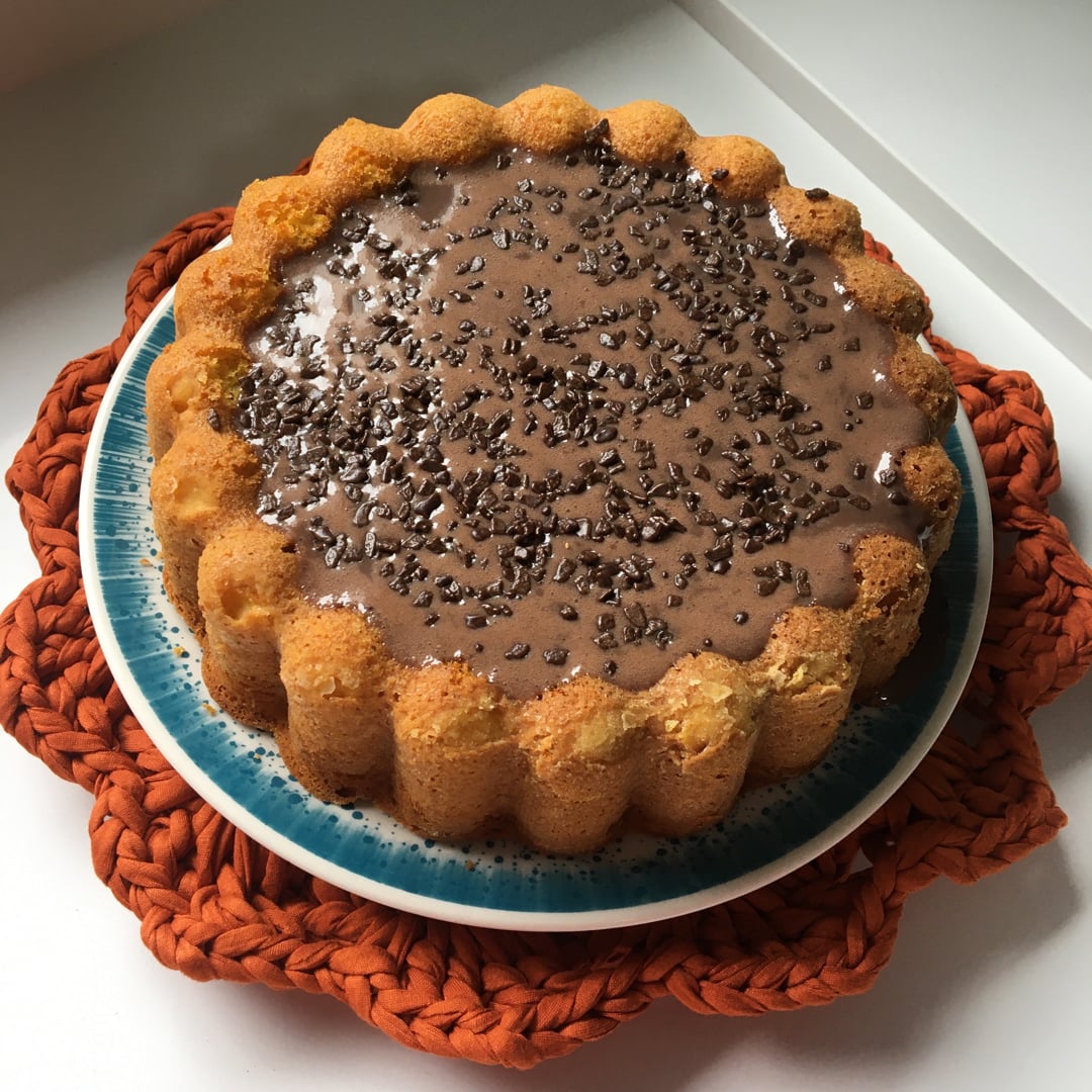 Photo of the Carrot cake with brigadeiro frosting – recipe of Carrot cake with brigadeiro frosting on DeliRec