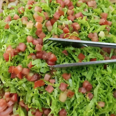 Recipe of simple salad on the DeliRec recipe website