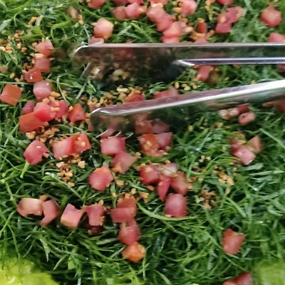 Recipe of Kale salad with tomato on the DeliRec recipe website