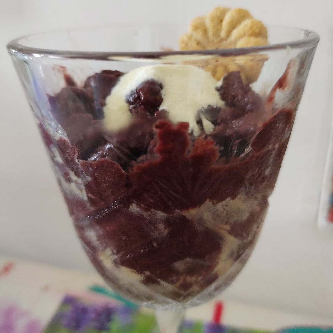 Photo of the Protein Açaí with Cookies & Cream Sauce – recipe of Protein Açaí with Cookies & Cream Sauce on DeliRec