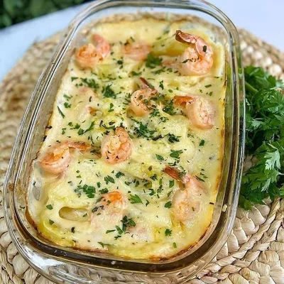 Recipe of Shrimp with potatoes on the DeliRec recipe website