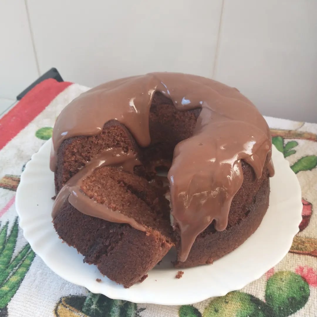 Photo of the EASY BLENDER CHOCOLATE CAKE – recipe of EASY BLENDER CHOCOLATE CAKE on DeliRec