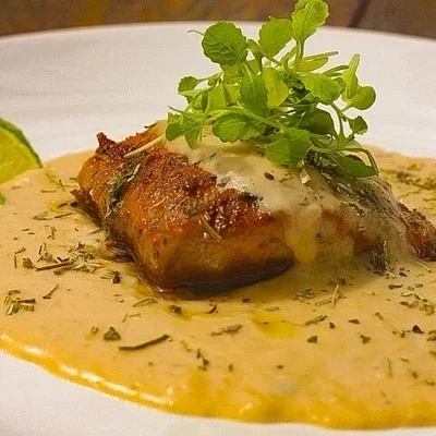 Recipe of Grilled fish with Sicilian lemon sauce on the DeliRec recipe website