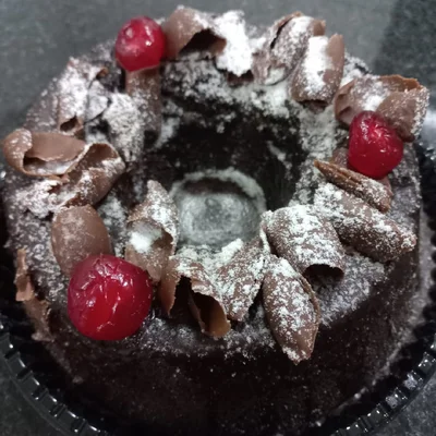 Recipe of Chocolate cake with cherry on the DeliRec recipe website