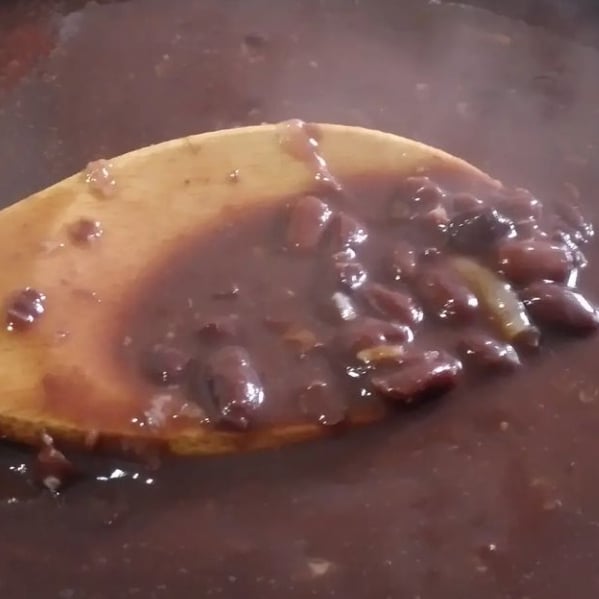 Photo of the seasoned black beans – recipe of seasoned black beans on DeliRec