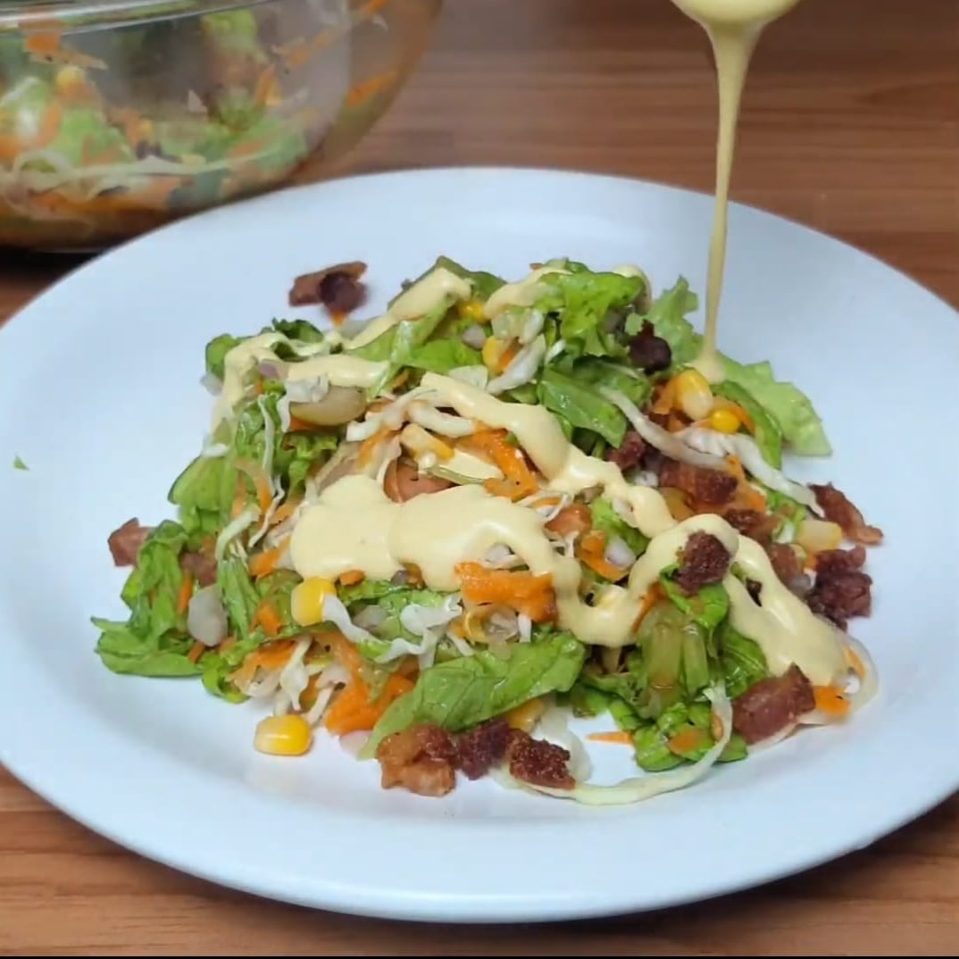 Photo of the Salad with mustard dressing – recipe of Salad with mustard dressing on DeliRec