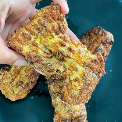 Recipe of panettone french toast on the DeliRec recipe website