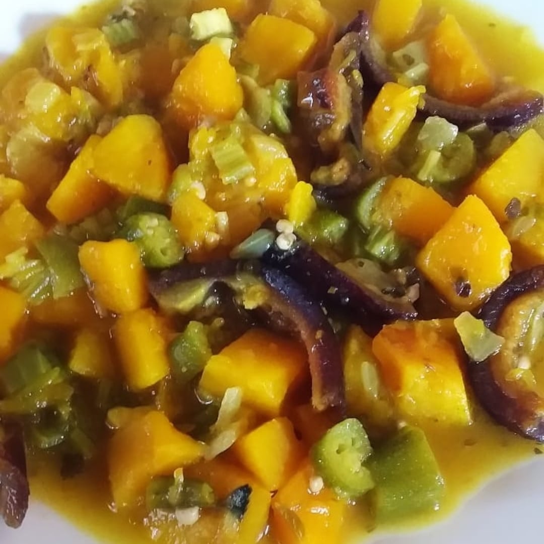 Photo of the Pumpkin stew with okra – recipe of Pumpkin stew with okra on DeliRec