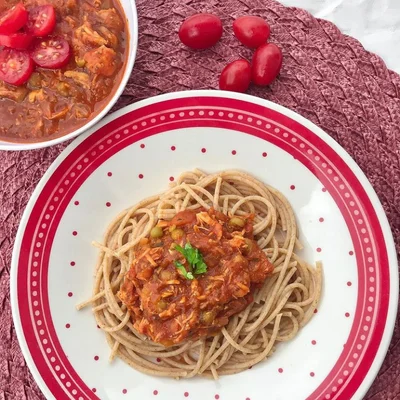 Recipe of Pumpkin chicken pasta sauce on the DeliRec recipe website