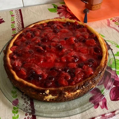 Recipe of Cheesecake Of Red Fruits on the DeliRec recipe website