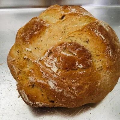 Recipe of Crunchy Homemade Italian Bread on the DeliRec recipe website