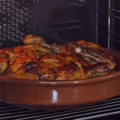 Recipe of oven chicken on the DeliRec recipe website