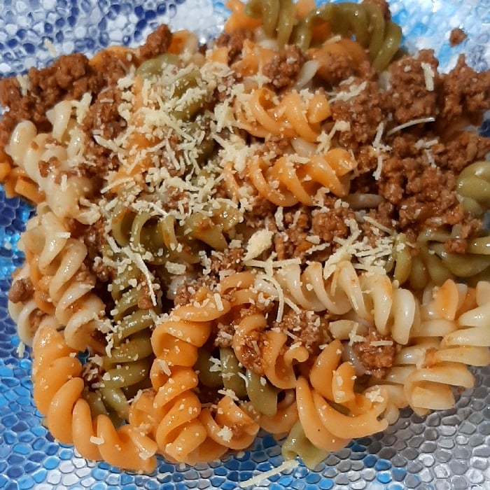 Photo of the Colorful noodles with ground beef. – recipe of Colorful noodles with ground beef. on DeliRec
