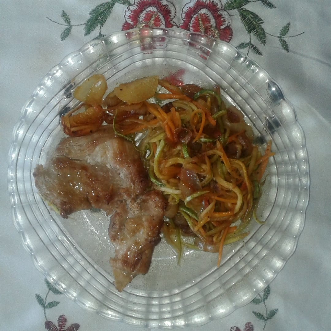 Foto da Espaguete de abobrinha e cenoura  - receita de Espaguete de abobrinha e cenoura  no DeliRec