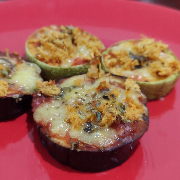 Photo of the Eggplant and Zucchini Mini Pizza – recipe of Eggplant and Zucchini Mini Pizza on DeliRec