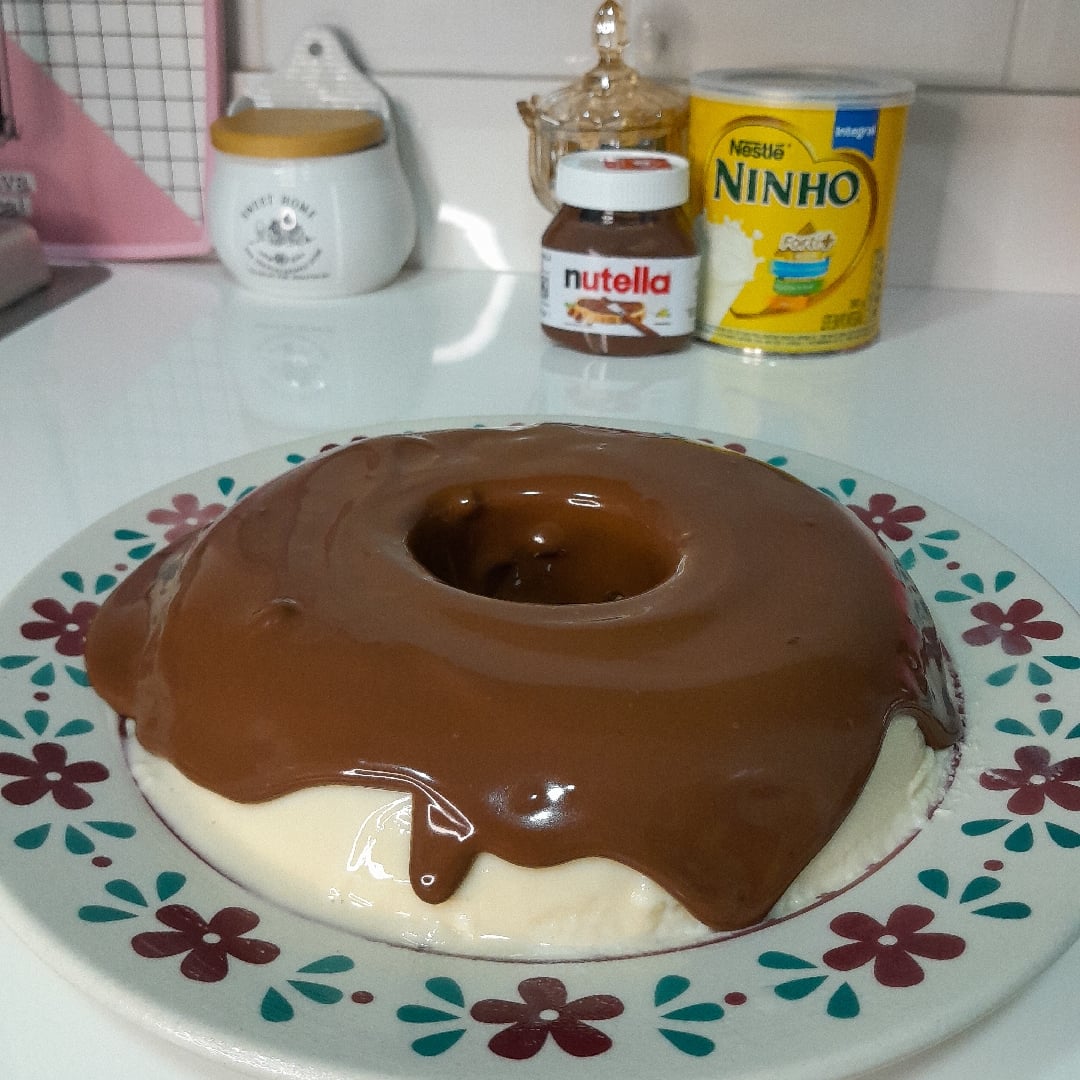 Photo of the Nest Pudding with Nutella (No Egg) – recipe of Nest Pudding with Nutella (No Egg) on DeliRec