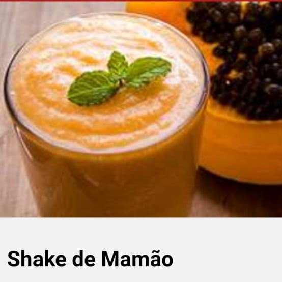 Foto da Shake de mamão  - receita de Shake de mamão  no DeliRec