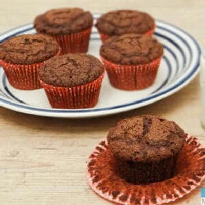 Recipe of Brownie-flavored Chocolate Muffin on the DeliRec recipe website
