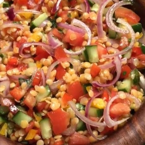 Foto da Salada de lentilha - receita de Salada de lentilha no DeliRec