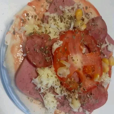 Recipe of bratty pizza on the DeliRec recipe website