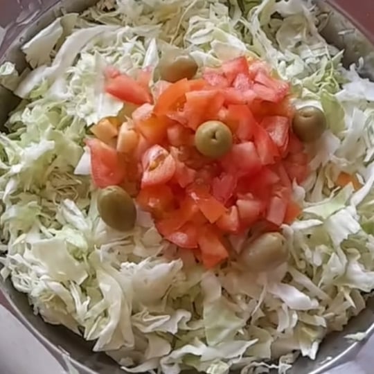 Photo of the Cabbage and tomato salad – recipe of Cabbage and tomato salad on DeliRec