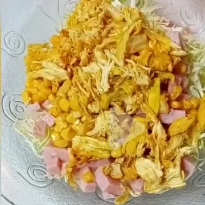 Recipe of chicken with cabbage on the DeliRec recipe website