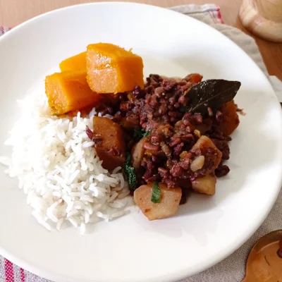Recipe of Adzuki beans with vegetables on the DeliRec recipe website