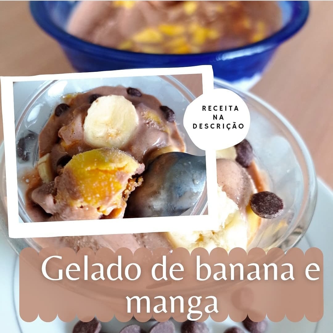 Foto da Gelado de banana e manga  - receita de Gelado de banana e manga  no DeliRec