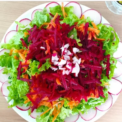 Recipe of Fresh and Colorful Beet and Carrot Salad on the DeliRec recipe website