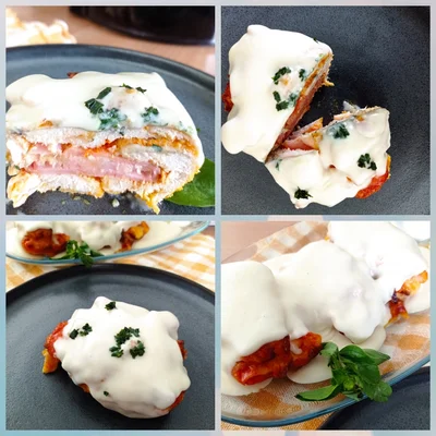 Recipe of Fillet of chicken stuffed with white sauce on the DeliRec recipe website
