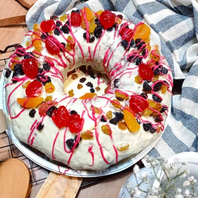 Recipe of Cake with candied fruits and apricot on the DeliRec recipe website