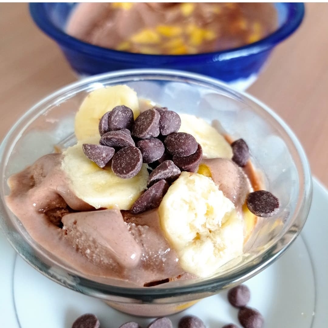Photo of the Banana and mango ice cream – recipe of Banana and mango ice cream on DeliRec