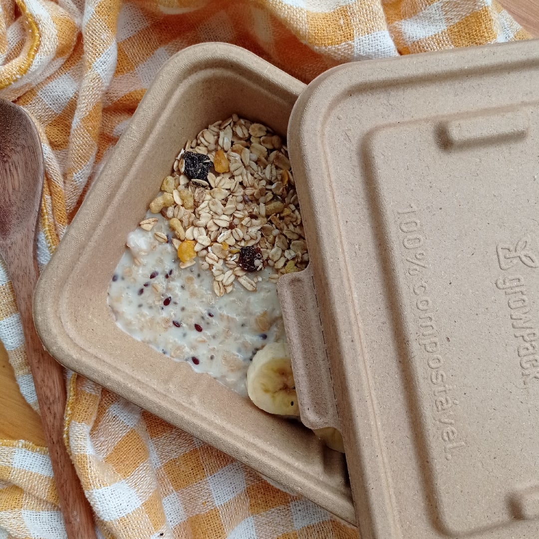 Photo of the Multigrain porridge with honey oats and granola – recipe of Multigrain porridge with honey oats and granola on DeliRec