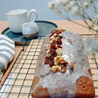 Recipe of Banana Cake with Nuts and Raisins on the DeliRec recipe website