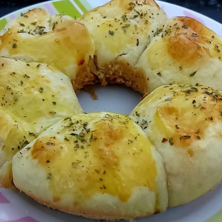 Photo of the chicken stuffed bread – recipe of chicken stuffed bread on DeliRec