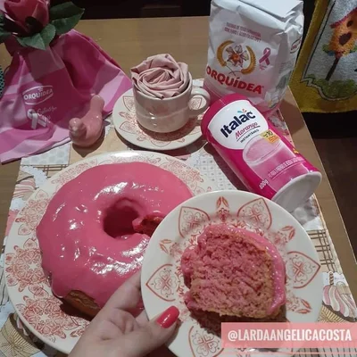 Recipe of Pink cake on the DeliRec recipe website