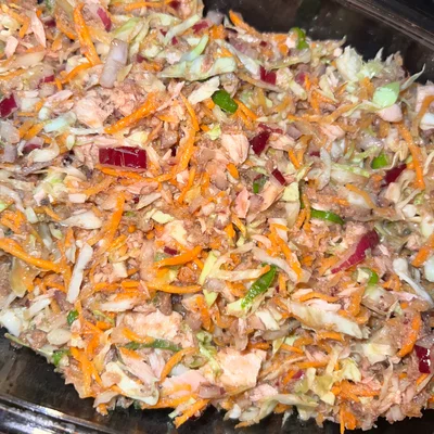 Recipe of Cabbage Salad with Tuna on the DeliRec recipe website