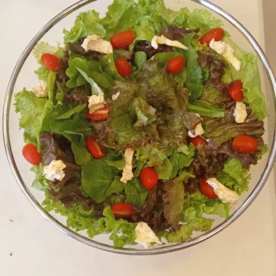 Recipe of Mixed Salad with Bri on the DeliRec recipe website