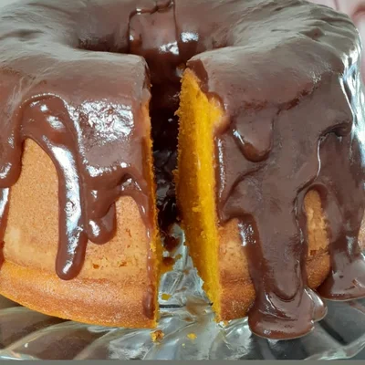 Recipe of Carrot Cake / Chocolate Icing on the DeliRec recipe website