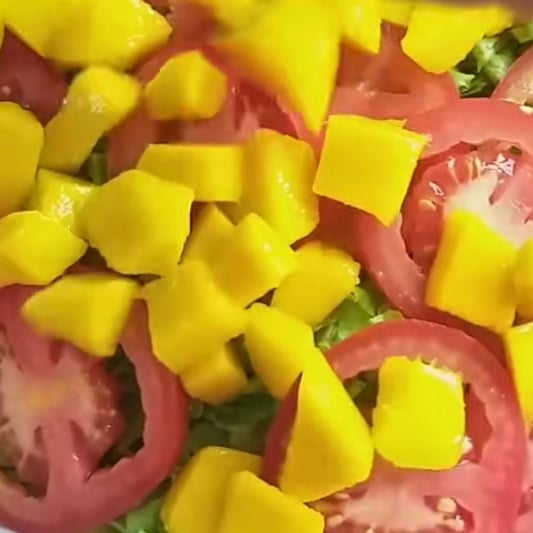 Photo of the salad with mango – recipe of salad with mango on DeliRec