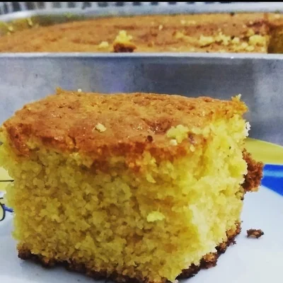 Receta de pastel de harina de maíz en el sitio web de recetas de DeliRec