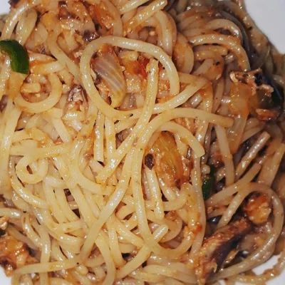 Recipe of Practical pasta with sardines on the DeliRec recipe website
