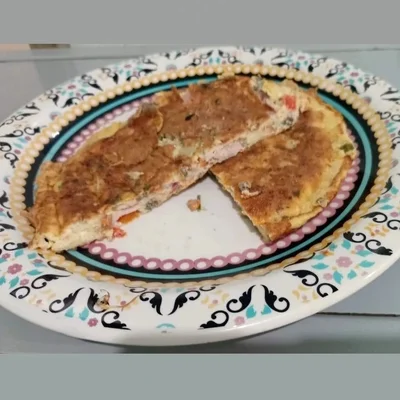 Recipe of express omelet on the DeliRec recipe website