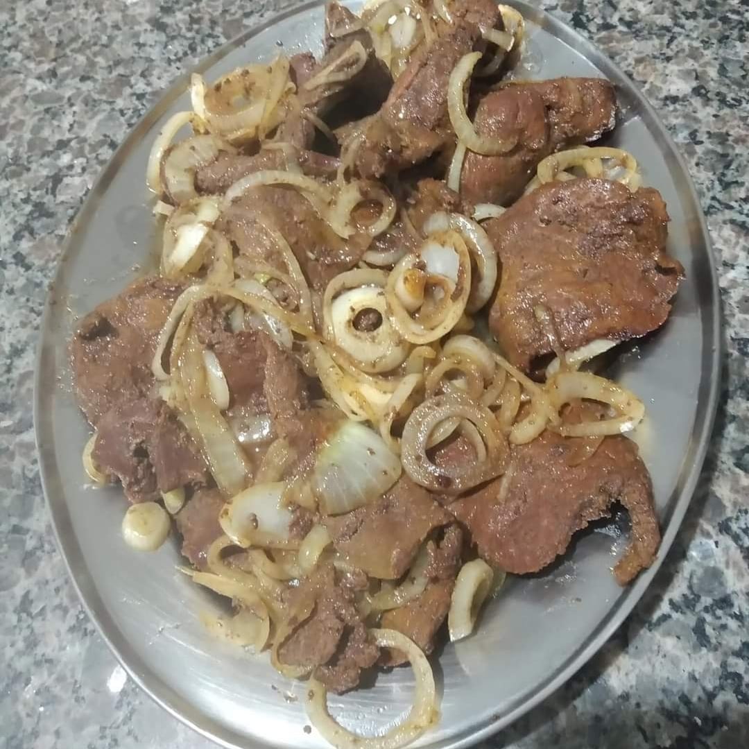 Photo of the Liver with onions – recipe of Liver with onions on DeliRec