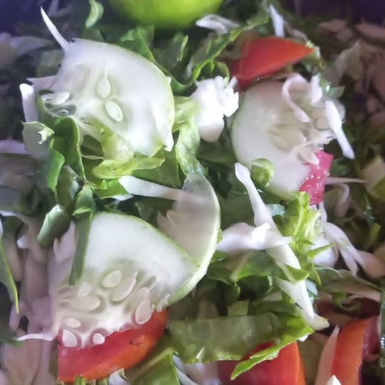 Foto da Salada simples. - receita de Salada simples. no DeliRec
