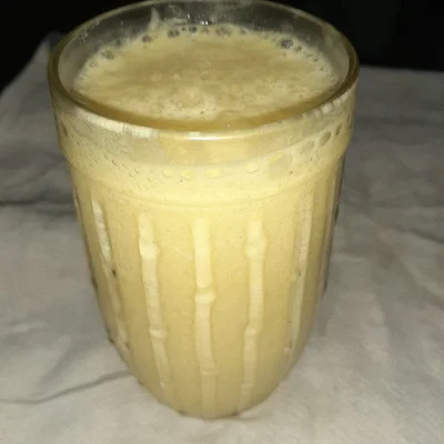 Recipe of passion fruit juice with milk on the DeliRec recipe website