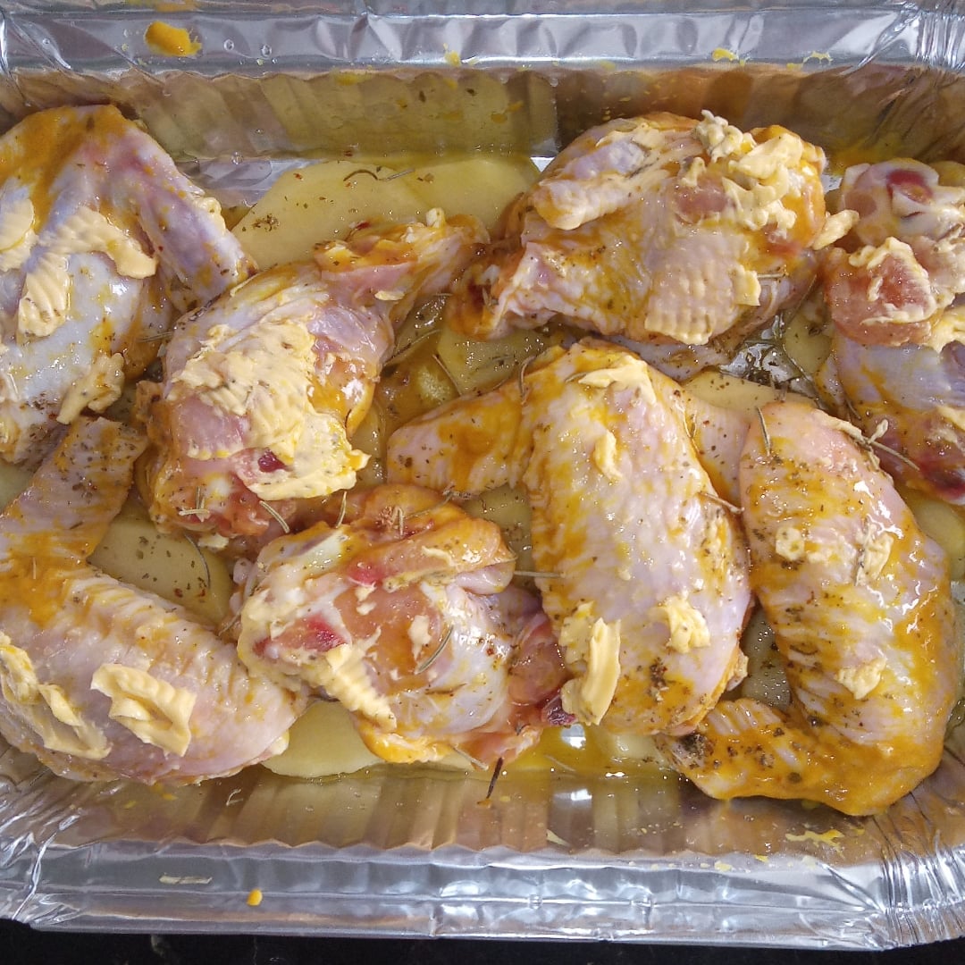 Foto de la muslo y ala de pollo – receta de muslo y ala de pollo en DeliRec